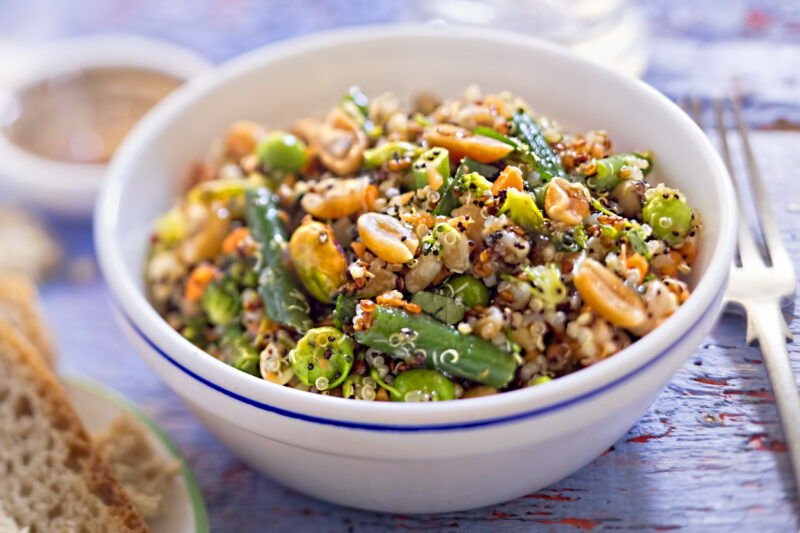 Farro e seitan ai colori invernali: la ricetta