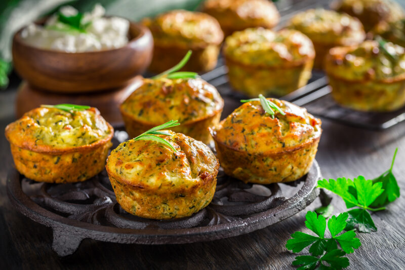 La ricetta dei muffin salati