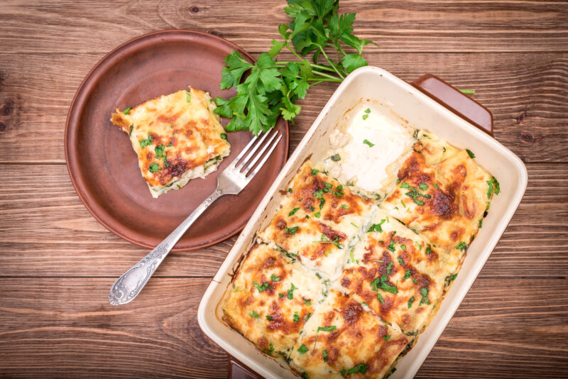 Lasagne di farro e porri: la ricetta