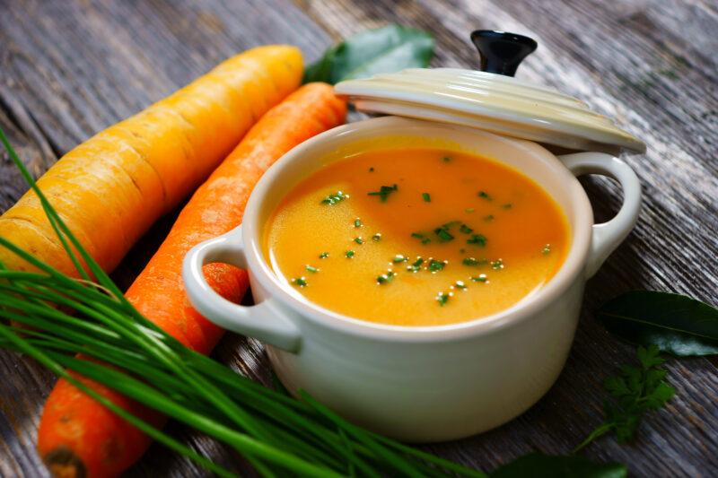 Zuppa di carote all'aneto: la ricetta