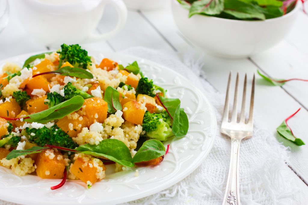 Cous cous con cavolo e zucca