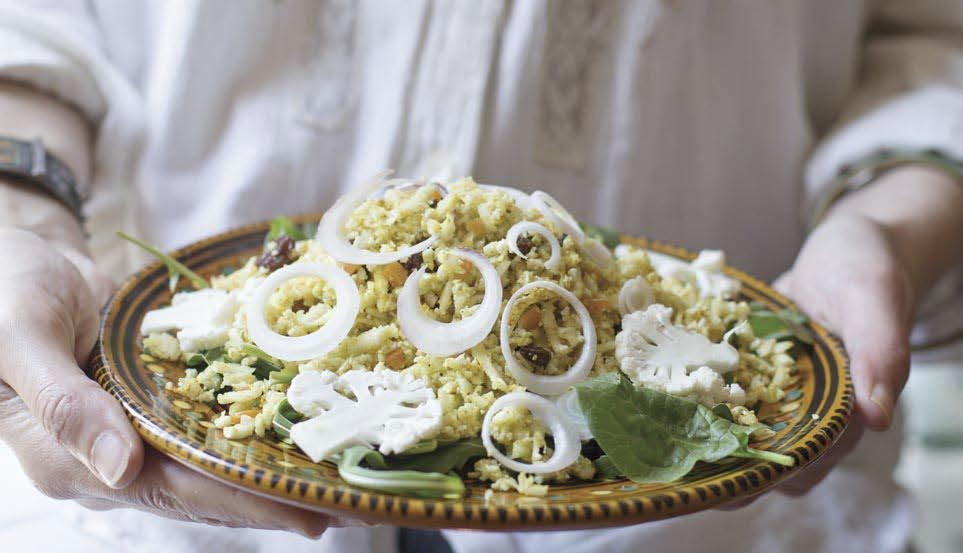 «Cous cous» di cavolfiore speziato