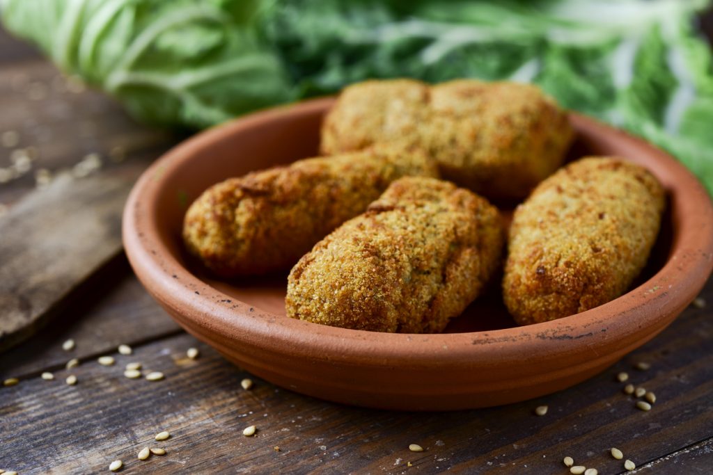 Crocchette di seitan e spinaci