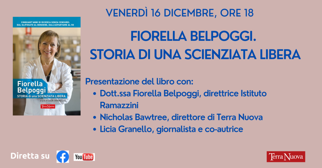 “Fiorella Belpoggi. Storia di una scienziata libera”: in diretta la presentazione del libro