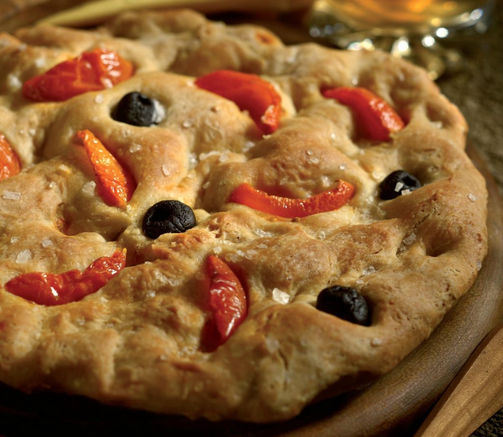 Focaccia al rosmarino e salvia