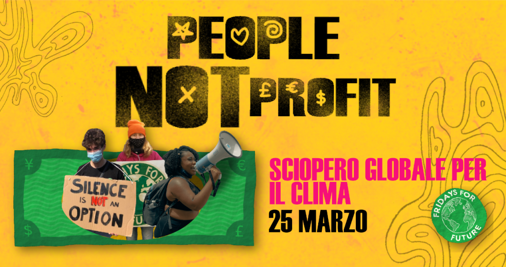 Fridays For Future, il 25 marzo sciopero globale per il clima