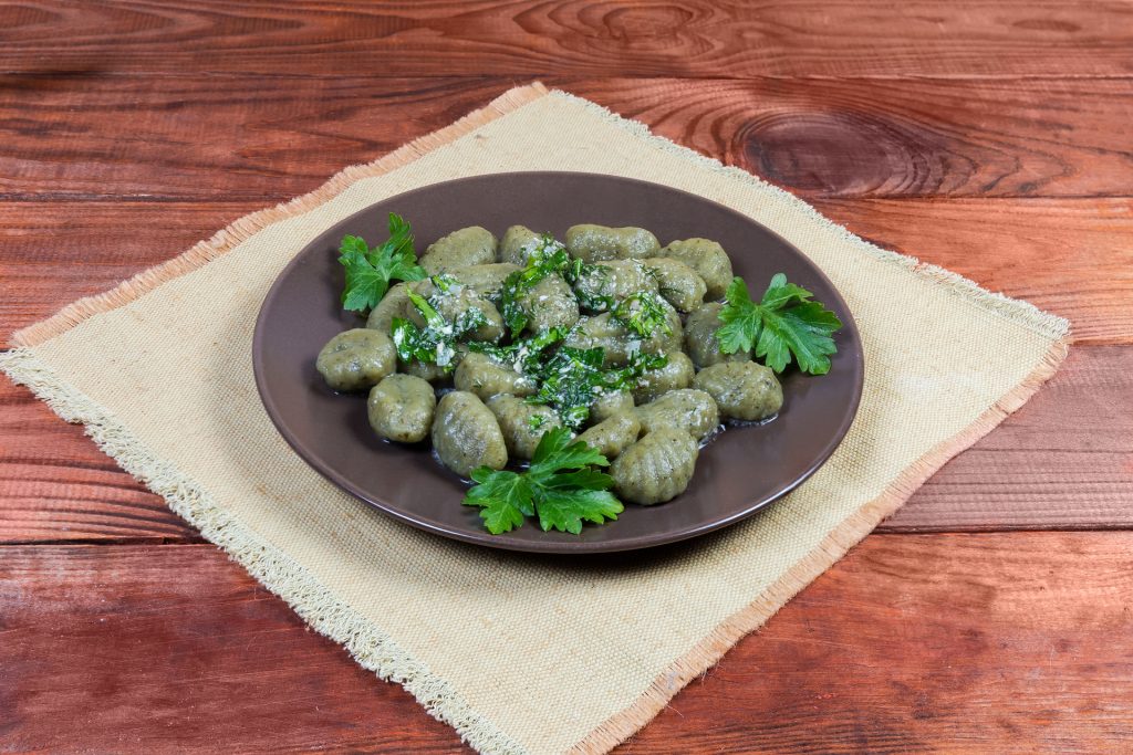 Gnocchetti di saraceno al sugo di spinaci