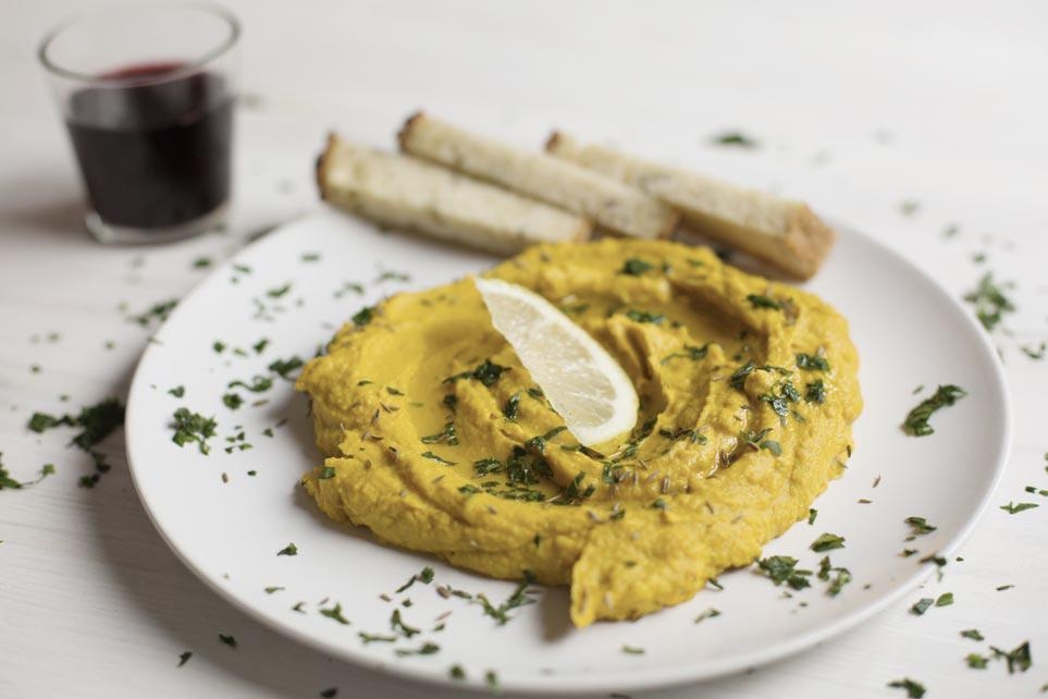 Hummus di ceci e zucca