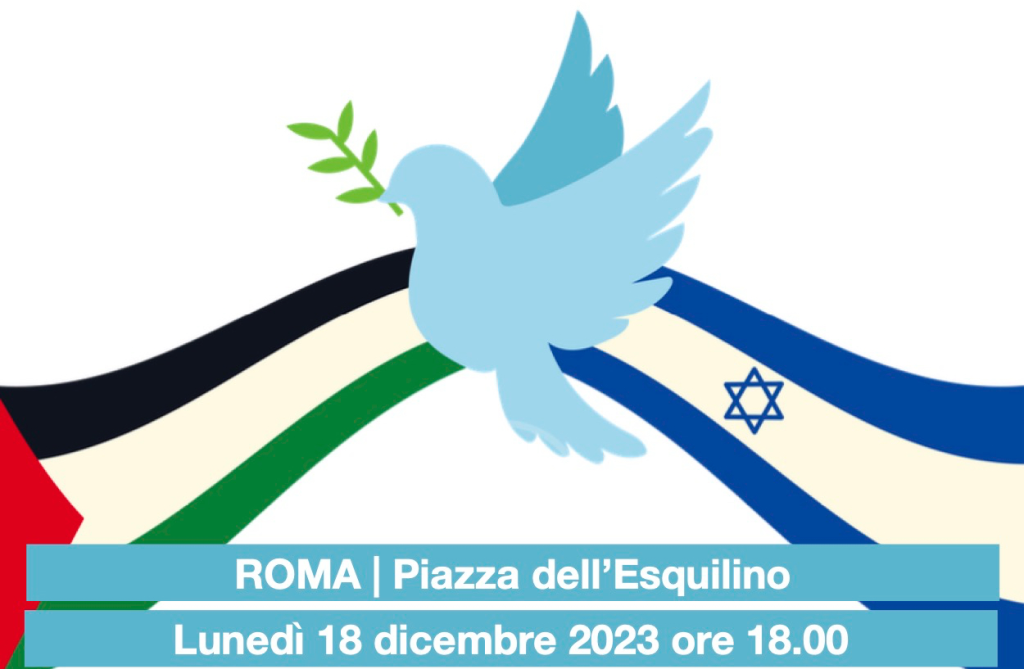 Il 18 dicembre mobilitazione per il cessate fuoco permanente in Palestina e Israele