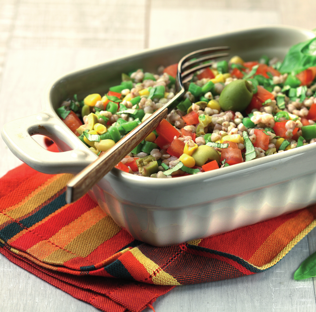 Insalata colorata di grano saraceno