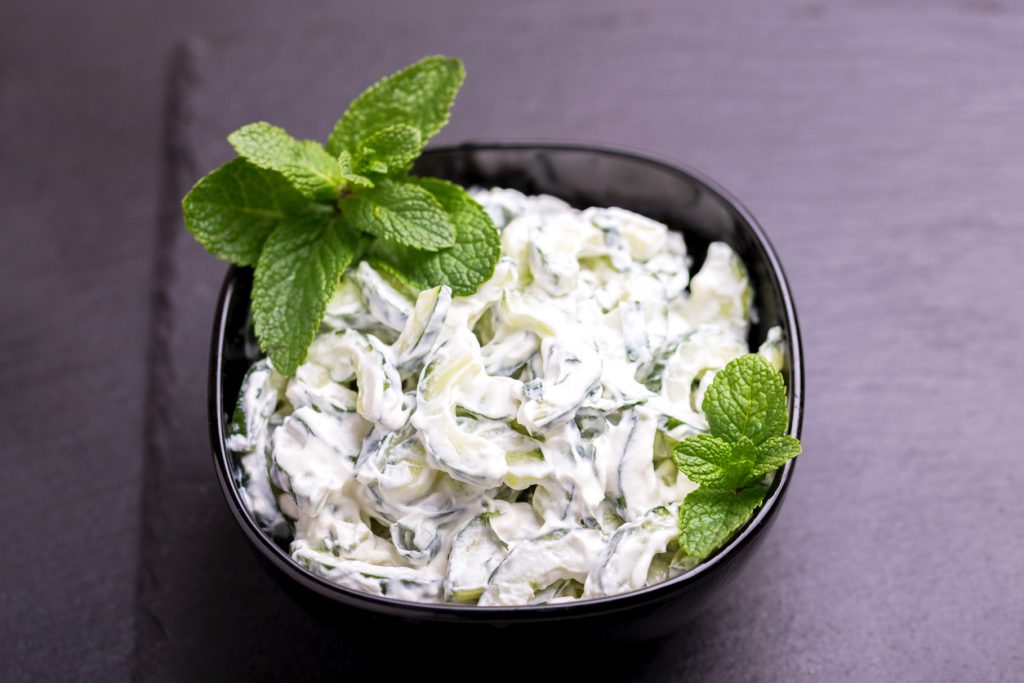 Insalata di cetrioli allo yogurt