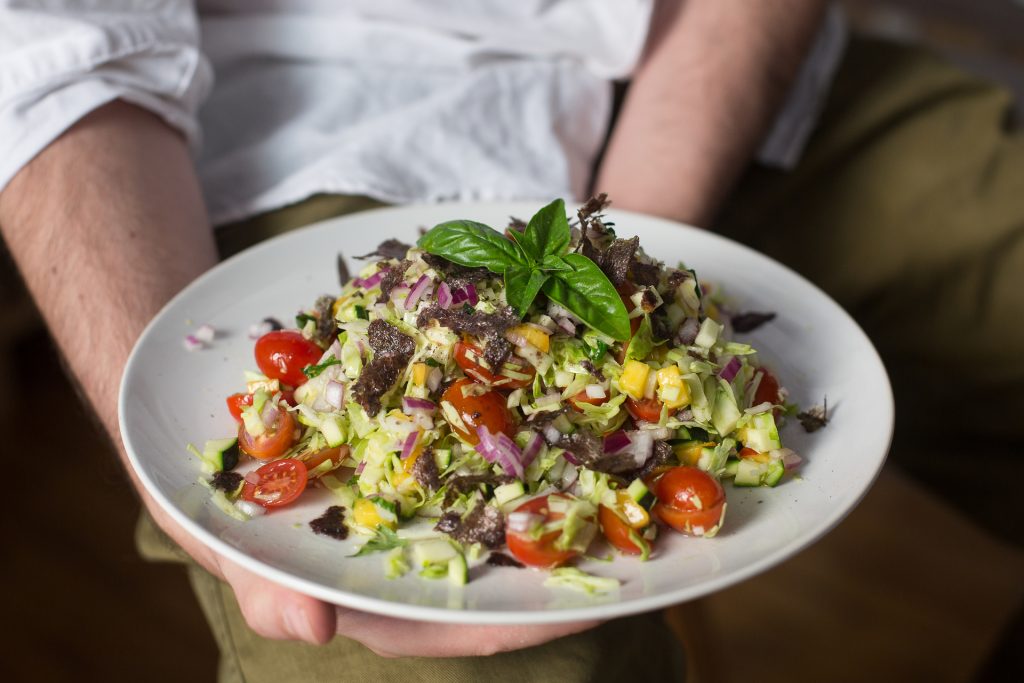 Insalata di mare alle alghe