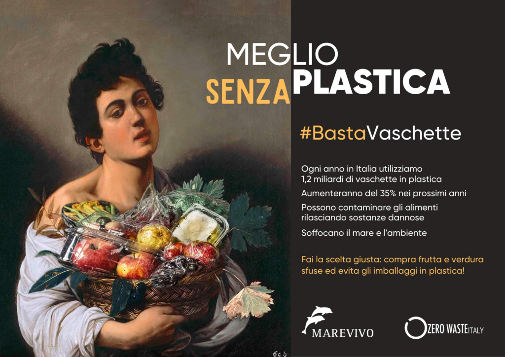 Marevivo lancia campagna per dire basta a imballaggi monouso in plastica