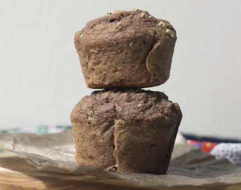 Muffin cioccolato e salvia