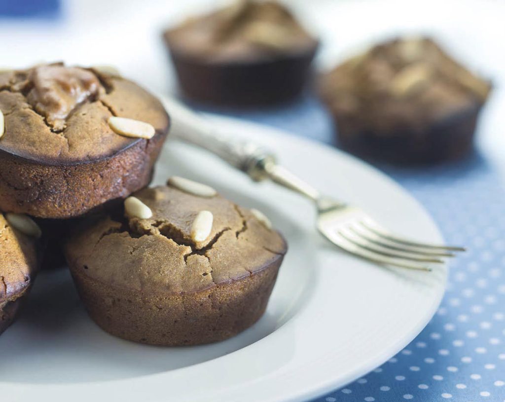 Muffin di farina di castagne