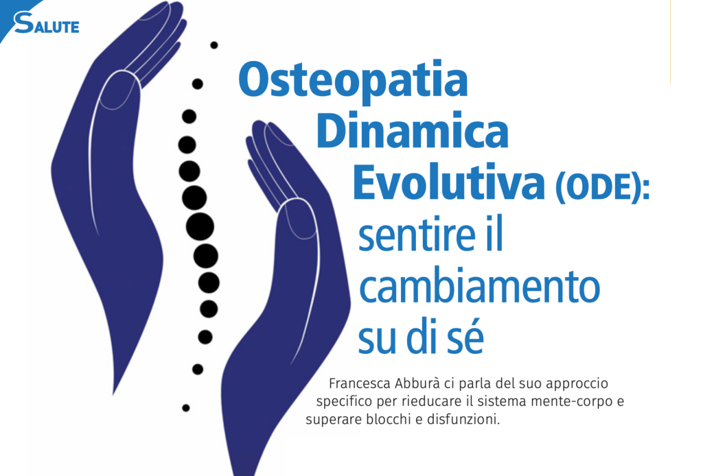 #OltreLePagine. Osteopatia dinamica evolutiva: sentire il cambiamento su di se