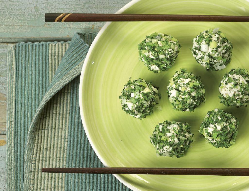 Palline di tofu alle erbe