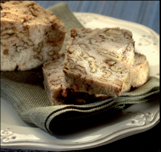 Pane di riso alle noci