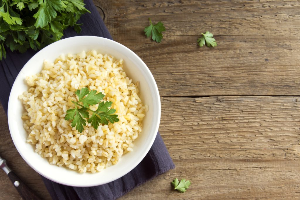 Pilaf di bulgur con seitan