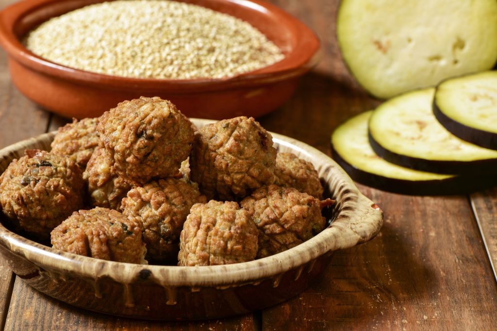 Polpette di melanzane alla menta