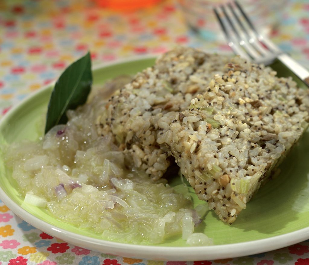 Polpettone croccante con funghi porcini