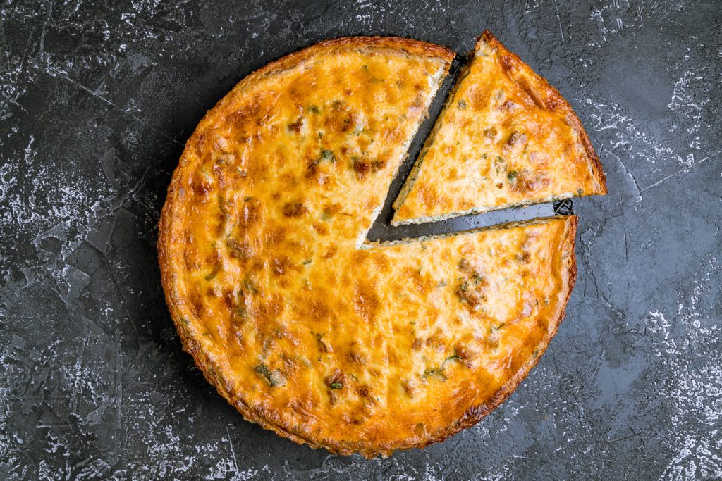 Quiche alla rucola