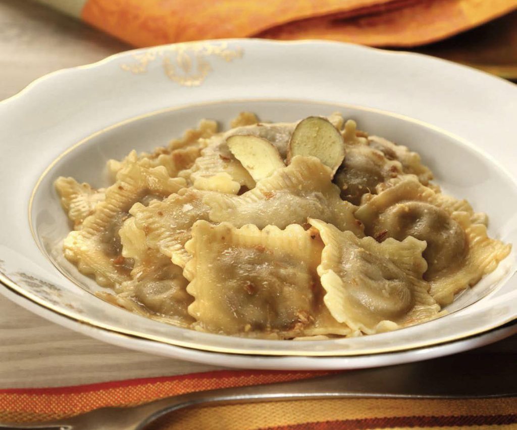 Ravioli ripieni di carote