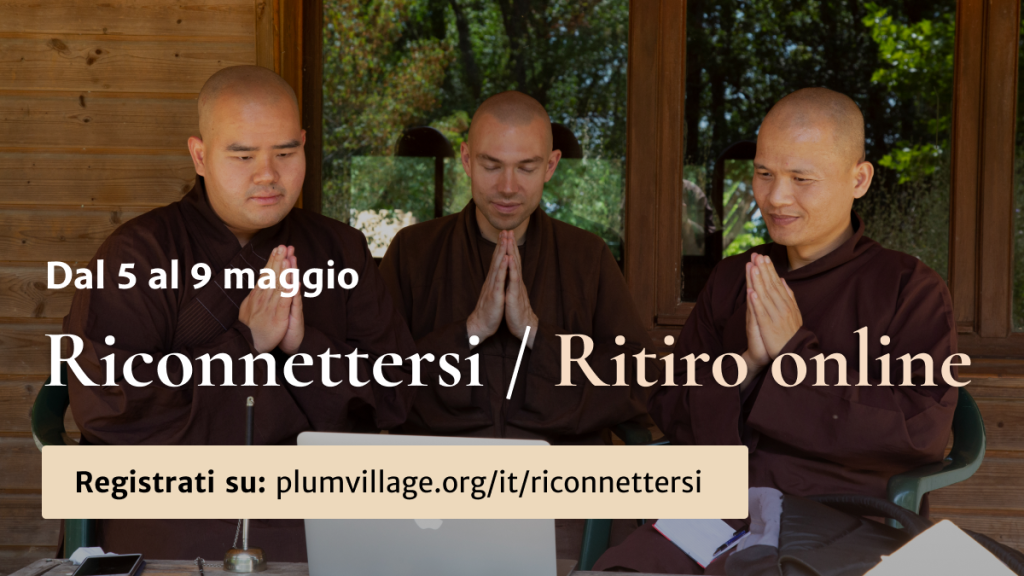 Riconnettersi: in ritiro con la comunità di Plum Village