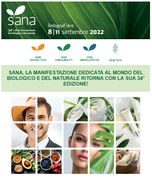 SANA 2022: 34a edizione del Salone internazionale del biologico e del naturale