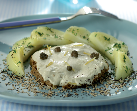 Seitan “tonnato” con patate