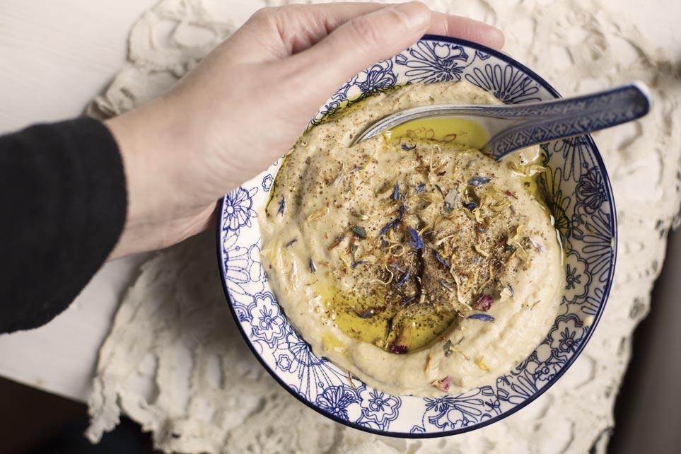 Spalmabile di cavolfiore con miso bianco e senape