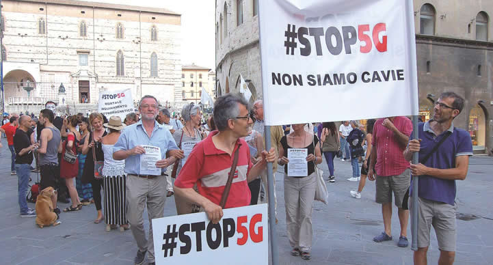 Stop 5G: «In piazza per chiedere la moratoria»