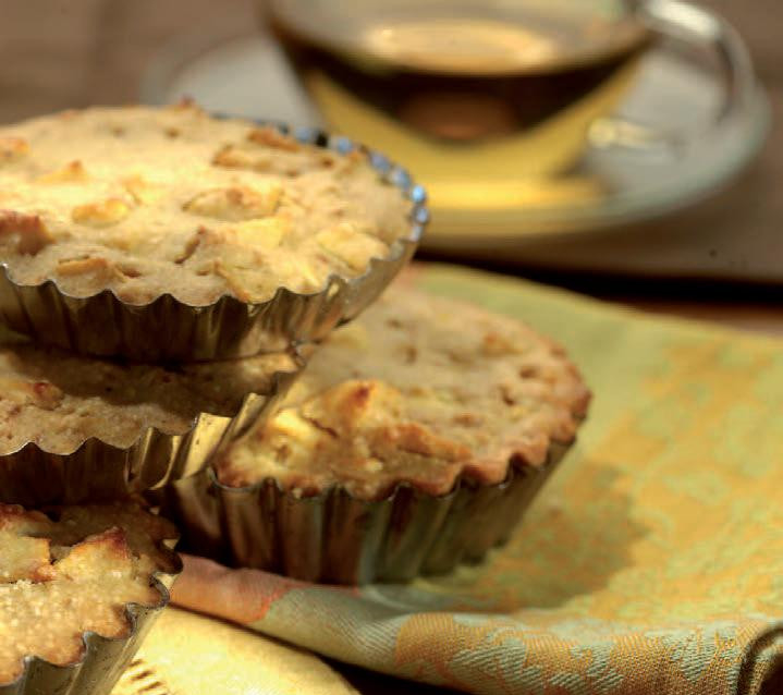 Tortine di mele e nocciole