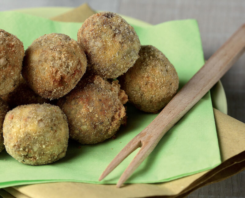 Crocchette di melanzane con grano saraceno