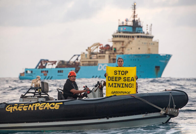 Greenpeace: «Bisogna fermare sul nascere le estrazioni minerarie negli abissi»