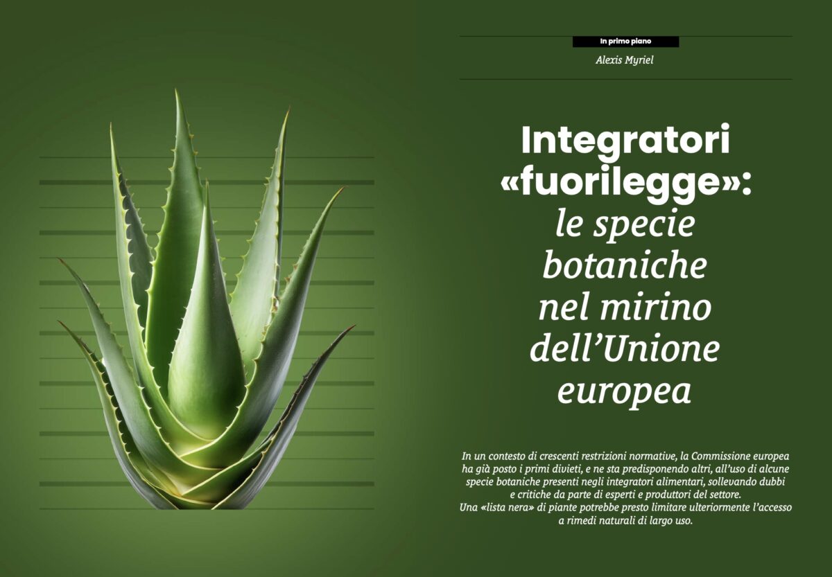 #OltreLePagine. Integratori “fuorilegge”: le specie botaniche nel mirino della UE