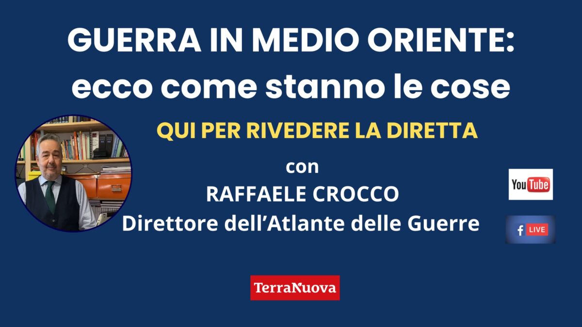 Diretta streaming: “Guerra in Medio Oriente: ecco come stanno le cose”