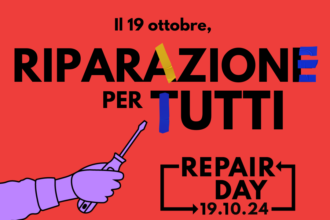 Il 19 ottobre Giornata internazionale della Riparazione