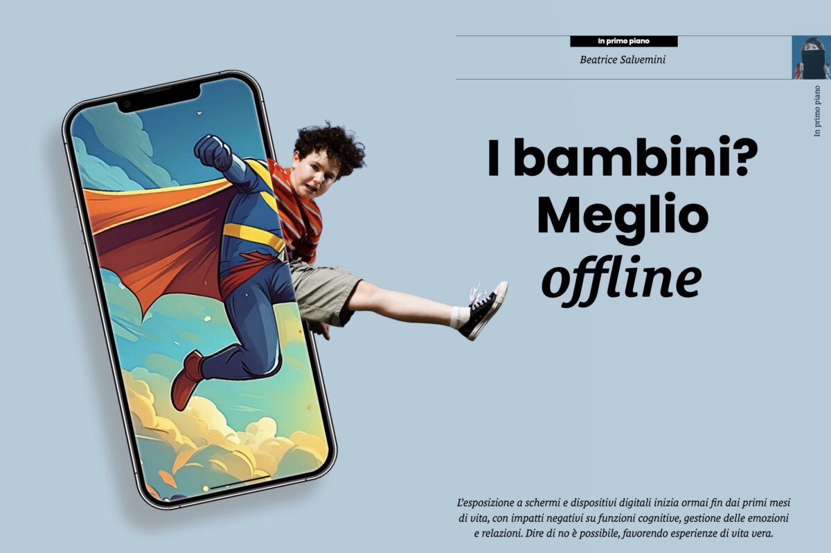 I bambini? Meglio offline